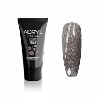 Acryl Pro Gel 2M Micro Reflective Glitter Graphite - 30g