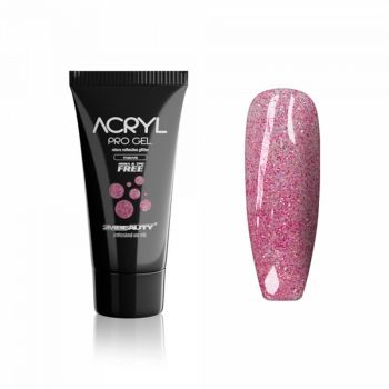 Acryl Pro Gel 2M Micro Reflective Glitter Mauve - 30g