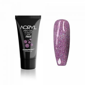 Acryl Pro Gel 2M Micro Reflective Glitter Purple - 30g