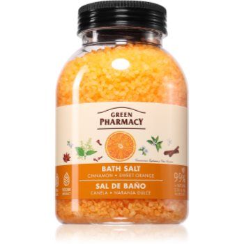 Green Pharmacy Cinnamon & Sweet orange Bath Salt sare de baie relaxanta