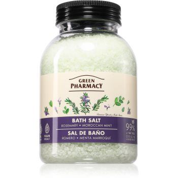 Green Pharmacy Rossemary & Maroccan Mint Bath Salt sare de baie relaxanta