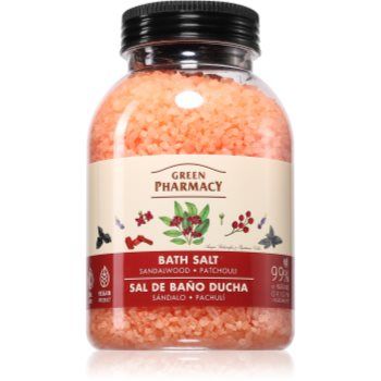Green Pharmacy Sandalwood & Patchouli Bath Salt sare de baie relaxanta
