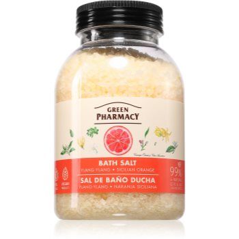 Green Pharmacy Ylang-ylang & Sicilian Orange Bath Salt sare de baie relaxanta