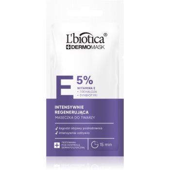L’biotica DermoMask E 5% Masca regeneratoare faciale