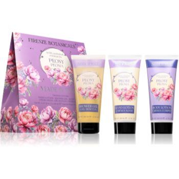 La Florentina Peony Hand Cream, Shower Gel and Body Lotion set cadou