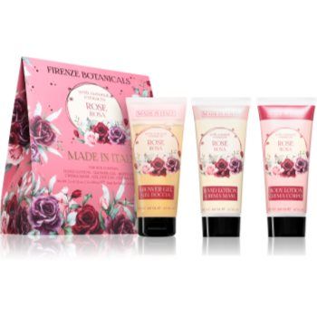 La Florentina Rose Hand Cream, Shower Gel and Body Lotion set cadou