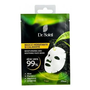 Masca Hidratanta si Calmanta pentru Fata - Dr. Soleil Moisturizing and Soothing Face Mask, 1 buc