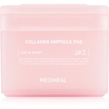 MEDIHEAL Collagen Ampoule Pad dischete de tonifiere pentru hidratare si fermitate
