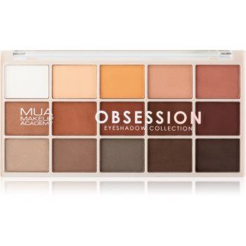 MUA Makeup Academy Professional 15 Shade Palette paletă cu farduri de ochi