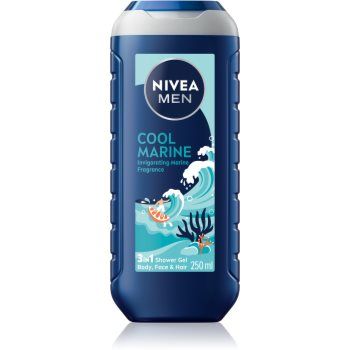 NIVEA MEN Cool Marine gel de dus pentru corp si par