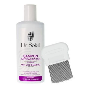 Sampon Antiparazitar cu Pieptene - Dr.Soleil, 200 ml