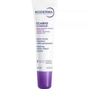 Balsam de buze reparator Bioderma Cicabio, 10 ml