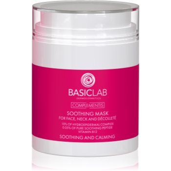 BasicLab Dermocosmetics Complementis masca calmanta pentru piele iritata si inrosita