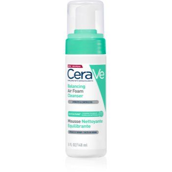CeraVe Cleansers Balancing Air Foam Cleanser spuma de curatat pentru piele normală și mixtă