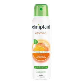 Deodorant Antiperspirant Spray - Elmiplant Vitamin C Impuls de Energie, 150 ml