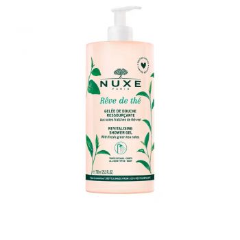 Gel de dus revigorant Nuxe Reve de The, pentru toate tipurile de piele, 750 ml (Gramaj: 750 ml)