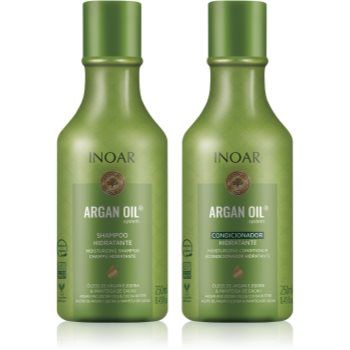 INOAR Argan Oil System set pentru hidratare si stralucire
