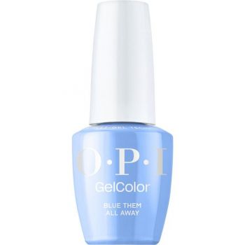 Lac de Unghii Semipermanent Hema-Free - OPI Gel Color, Make 'Em Jelly Collection, nuanta Blue Them All Away, 15 ml