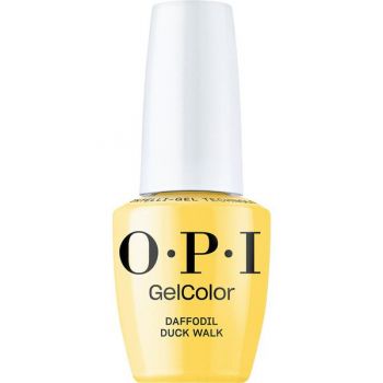Lac de Unghii Semipermanent Hema-Free - OPI Gel Color, Make 'Em Jelly Collection, nuanta Daffodil Duck Walk, 15 ml