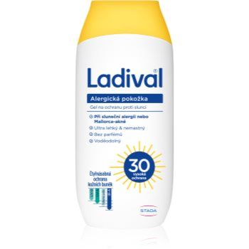Ladival Allergic Skin Lotiune protectie gel crema impotriva alergie la soare SPF 30