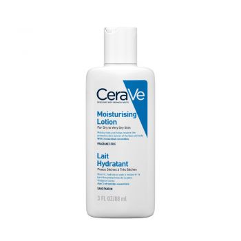 Lotiune hidratanta pentru fata si corp CeraVe, piele uscata si foarte uscata (Concentratie: Lotiune de Corp, Gramaj: 88 ml)