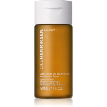OLEHENRIKSEN Balance+ Detox Drops 2% Salicylic Acid Toner tonic pentru fata cu acid salicilic
