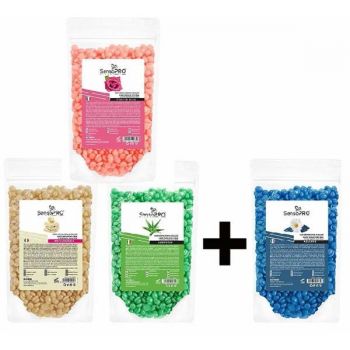 Set 3+1 Gratuit Ceara Epilat Elastica Granule SensoPRO Milano Mix Pack 100g