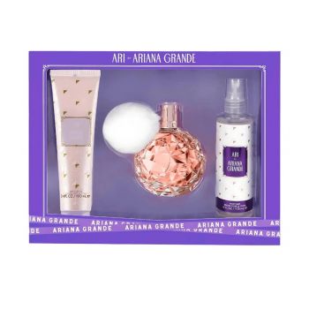 Set cadou Ariana Grande Ari, Apa de Parfum, 100 ml + Lotiune de corp, 100 ml + Spray de corp Body Mist, 236 ml