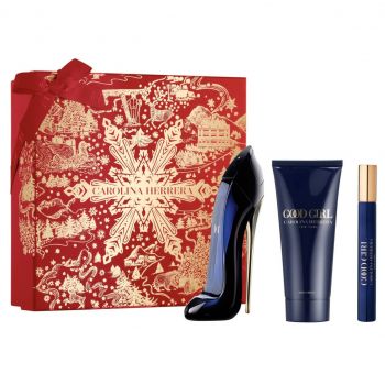 Set Cadou Carolina Herrera Good Girl, 80 ml Apa de parfum + 100 ml Lotiune de corp + 10 ml, Apa de Parfum