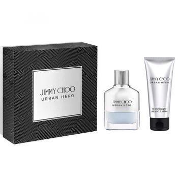 Set cadou Jimmy Choo Urban Hero, Apa de Parfum, 50 ml + Gel de dus 100 ml