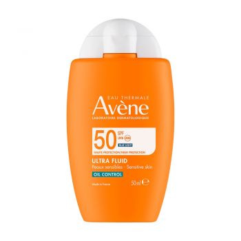 Ultra-Fluid cu protectie solara SPF 50+ Oil Control Avene, 50 ml