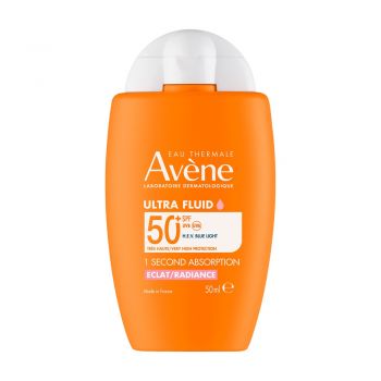 Ultra-Fluid cu protectie solara SPF 50+ Radiance Avene, 50 ml