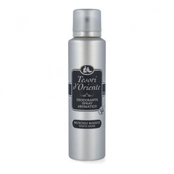 Tesori d`Oriente Muschio Bianco Spray deodorant aromatic, Volum 150 ml