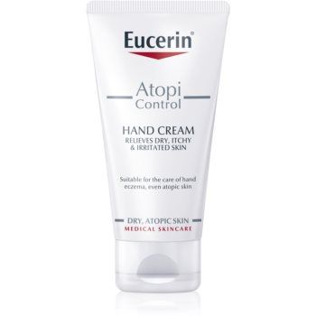 Eucerin AtopiControl crema de maini pentru piele uscata spre atopica de firma originala