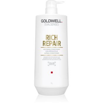 Goldwell Dualsenses Rich Repair balsam pentru regenerare pentru păr uscat și deteriorat ieftin