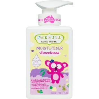 Jack N’ Jill Sweetness lotiune de corp hranitoare pentru copii Jack N’ Jill Sweetness lotiune de corp hranitoare pentru copii