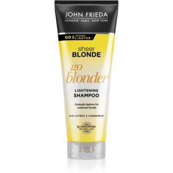 John Frieda Sheer Blonde Go Blonder șampon decolorant pentru par blond