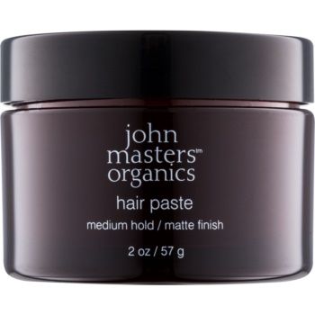 John Masters Organics Hair Paste Medium Hold / Matte Finish pasta pentru modelat pentru un aspect mat