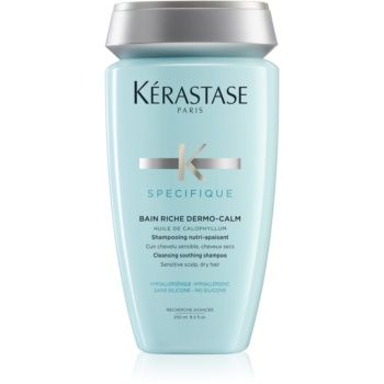 Kérastase Specifique Bain Riche Dermo-Calm șampon pentru scalp sensibil și păr uscat