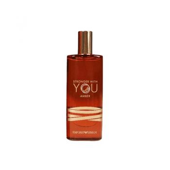 Giorgio Armani Stronger With You Amber Apa de parfum pentru barbati EDP, Volum 15 ml