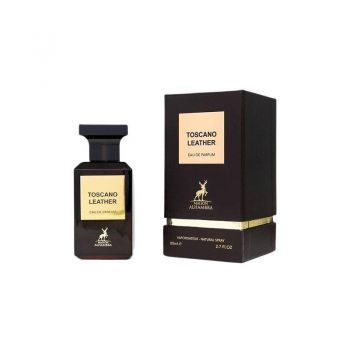 Maison Alhambra Toscano Leather Apa de parfum unisex EDP, Volum 80 ml