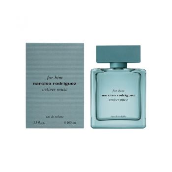 Narciso Rodriguez For Him Vetiver Musc Apa de toaleta pentru barbati EDT, Volum 50 ml