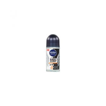 NIVEA MEN Deo Roll-On Invisible on Black & White Ultimate Impact, Volum 50 ml
