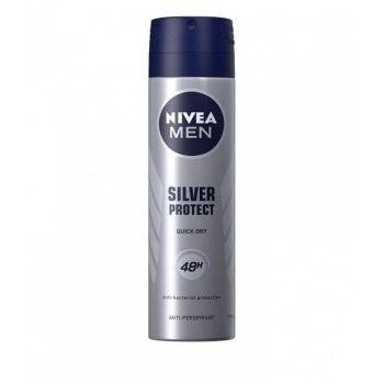 NIVEA MEN Deo Spray Silver Protect, Volum 150 ml
