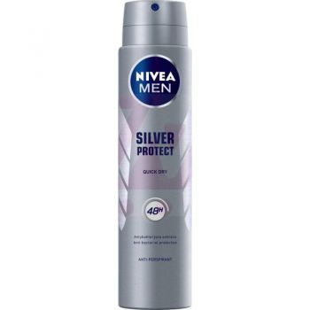 NIVEA MEN Deo Spray Silver Protect XL, Volum 250 ml