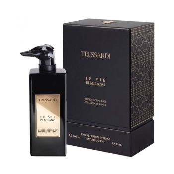 Trussardi Le Vie Di Milano Hidden Corner Of Fontana Dei Baci Unisex Eau de Parfum EDP, Volum 100 ml