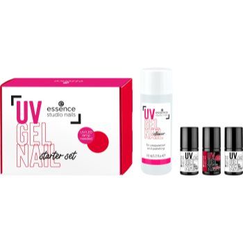 essence studio nails UV GEL NAIL set de lacuri de unghii cu utilizarea lămpii UV/LED
