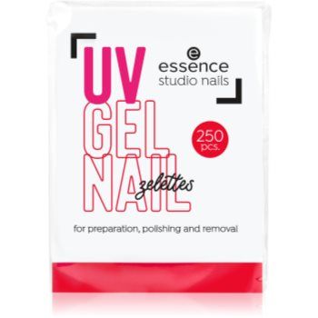 essence studio nails UV GEL NAIL vată de celuloză