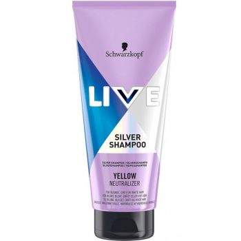 Schwarzkopf Live Silver Yellow Neutralizer Șampon, Volum 200 ml