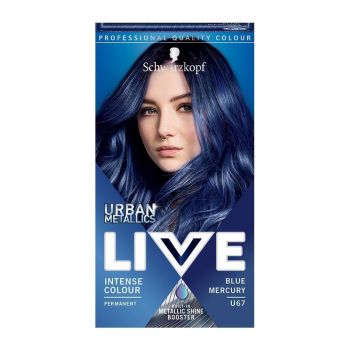 Schwarzkopf Live Urban Metallics Vopsea de păr, Volum U72 Frasin Argint